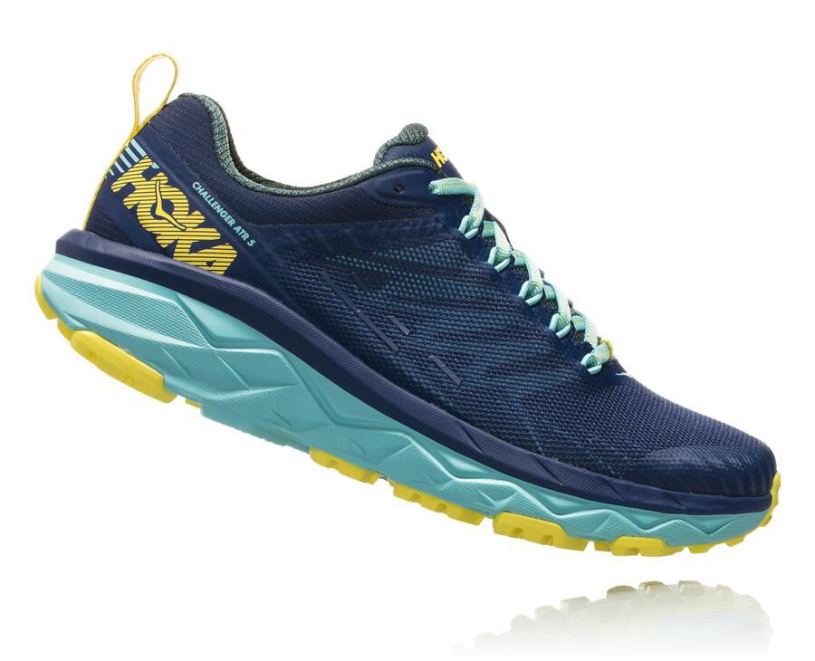 Hoka One One Challenger Atr 5 Trailskor Dam - Blå - EYOVH-9285